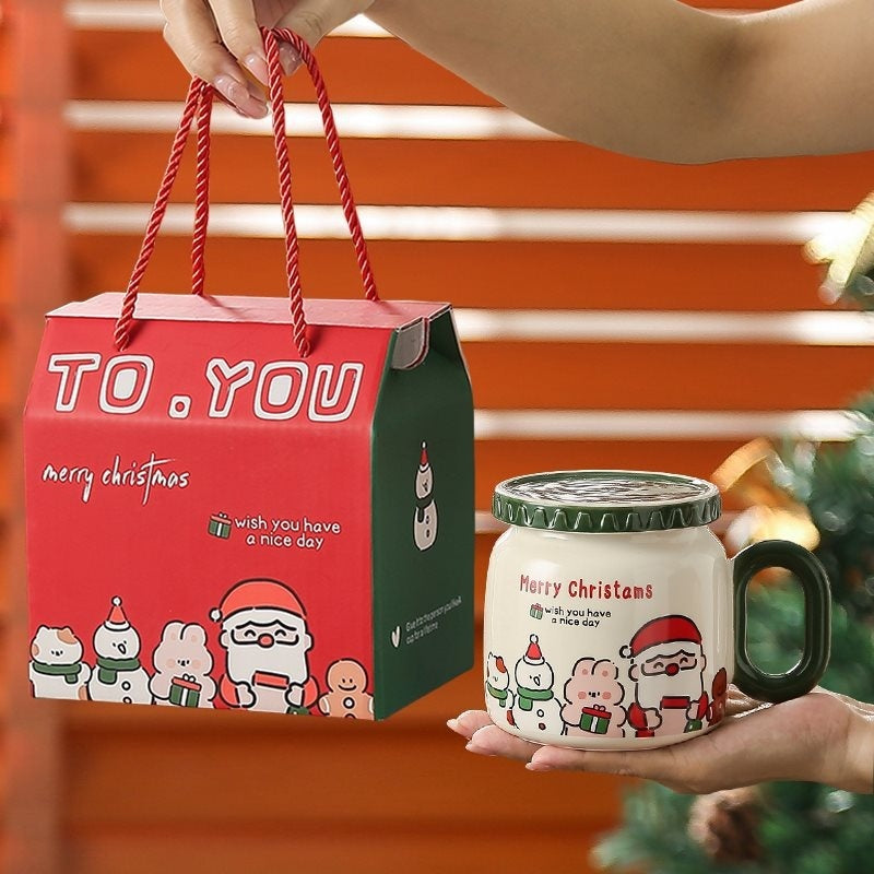 Christmas Mug Christmas Gift Mug With Lid