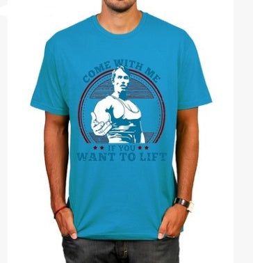 Casual Men's Fashion Fitness T-shirt Summer Shirt T-shirt