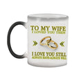 Wedding Anniversary Gift Mug Color Changing Mug