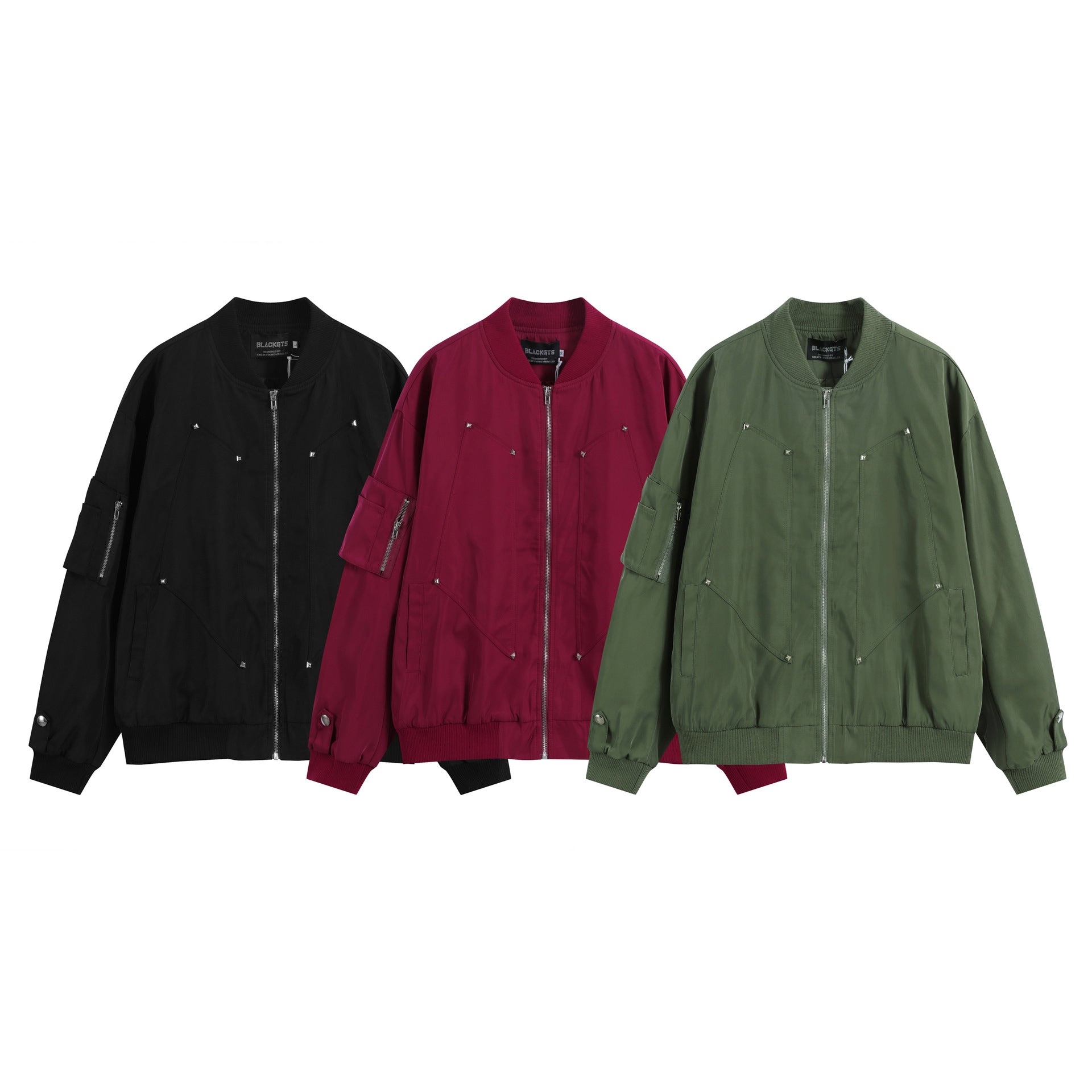 Women's Jacket Stand Collar Flight Jacket High Street