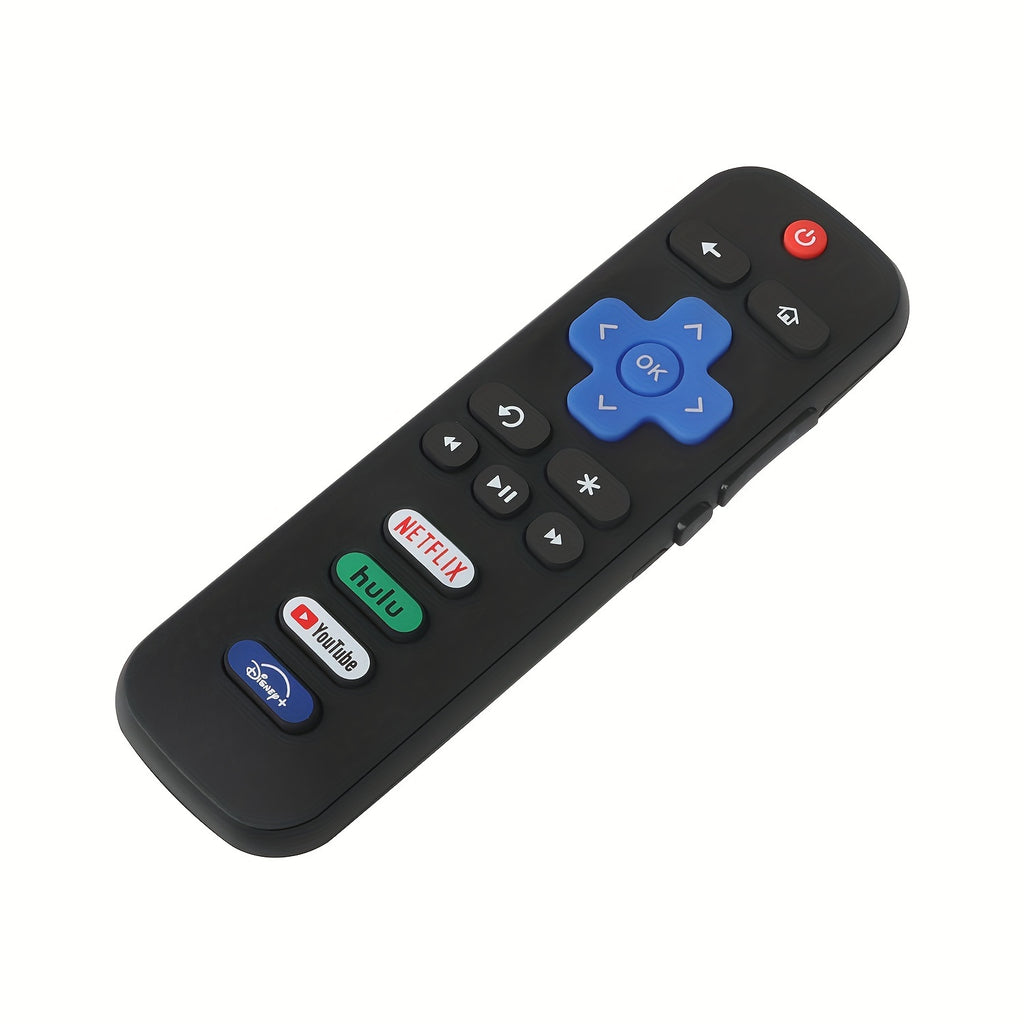 Buy 1 Get 1 Free, total of 2 pcs Universal Replacement Remote Control for Roku TVs - Compatible with Multiple Brands, Easy Setup, No Programming Required - Perfect for TCL, Hisense, Onn, Sharp, Element, Westinghouse, Philips,