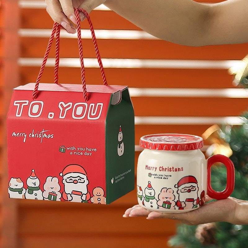 Christmas Mug Christmas Gift Mug With Lid