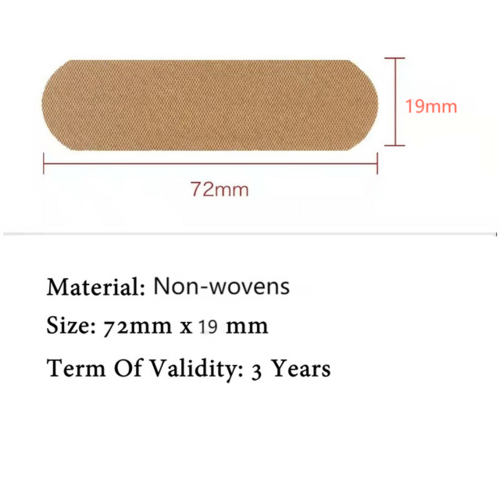 50/100Pcs PE/Non woven Band Aid Breathable Adhesive First Aids Medical