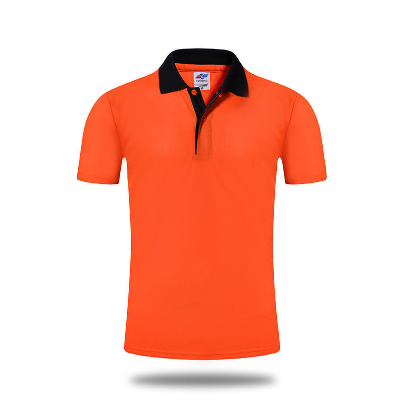 Stand Collar T-shirt Color Matching T-shirt