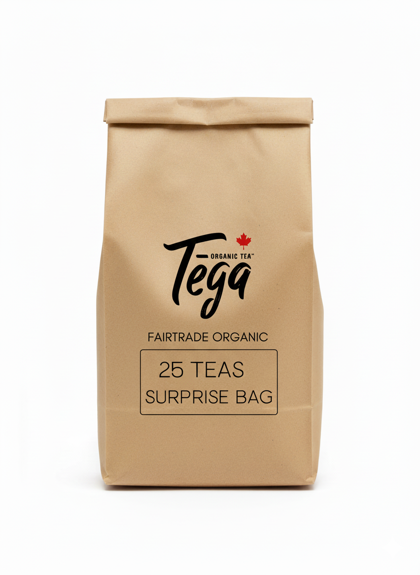 Tega Fairtrade Tea Sampler – 25 Tea Bags