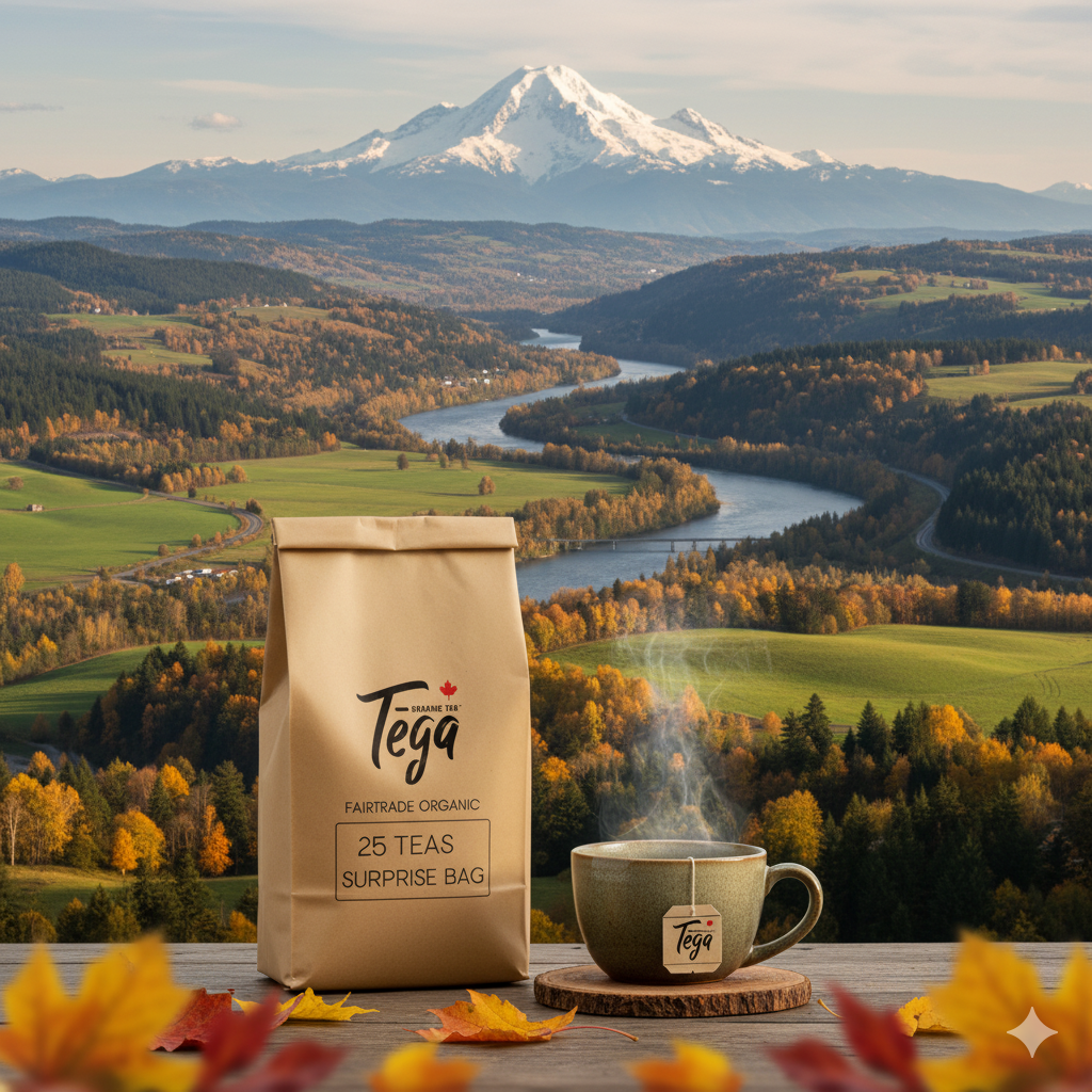 Tega Fairtrade Tea Sampler – 25 Tea Bags