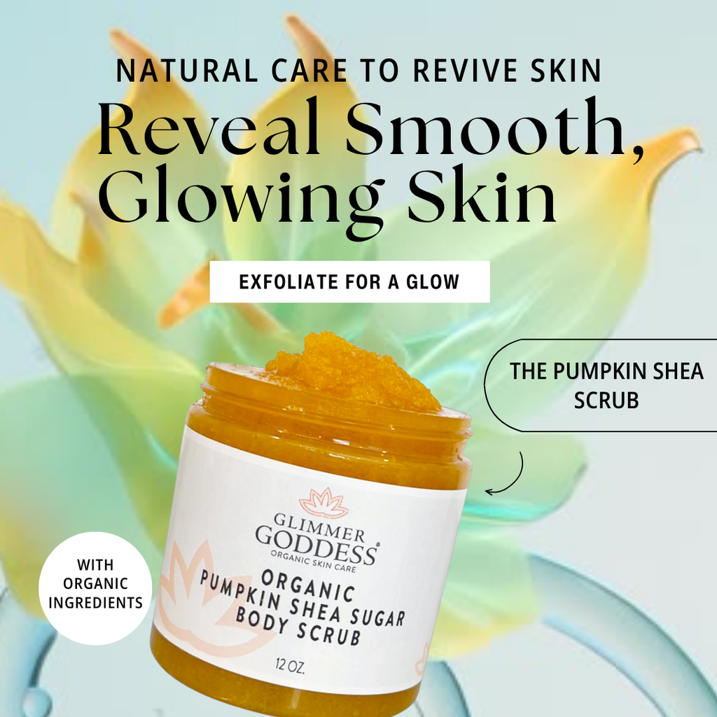 Organic Pumpkin Shea Sugar Body Scrub – Fall Scented Exfoliator for Glowing, Smooth Skin
