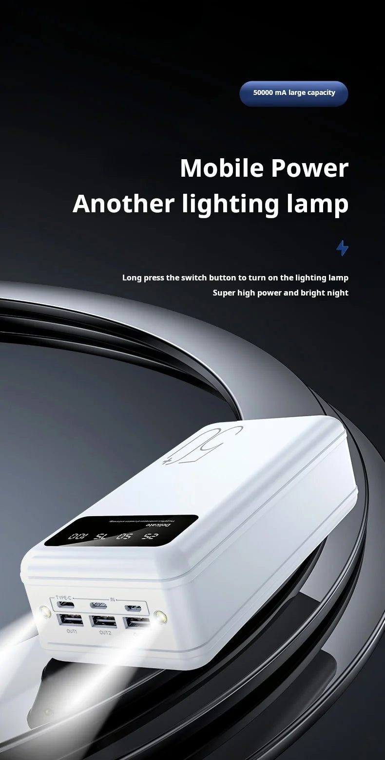 New00ma High Capacity Portable Power Bank Outdoor Fast Charging Mobile Charger with OEM Technology Consumers Electronics 800g