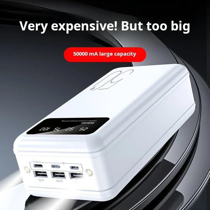 New00ma High Capacity Portable Power Bank Outdoor Fast Charging Mobile Charger with OEM Technology Consumers Electronics 800g
