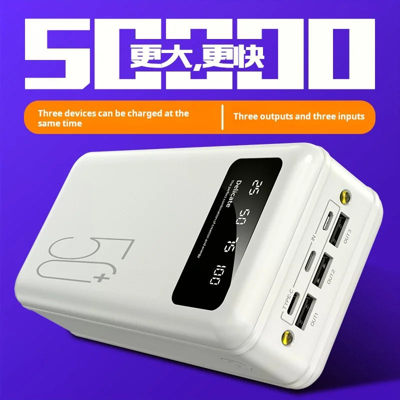 New00ma High Capacity Portable Power Bank Outdoor Fast Charging Mobile Charger with OEM Technology Consumers Electronics 800g