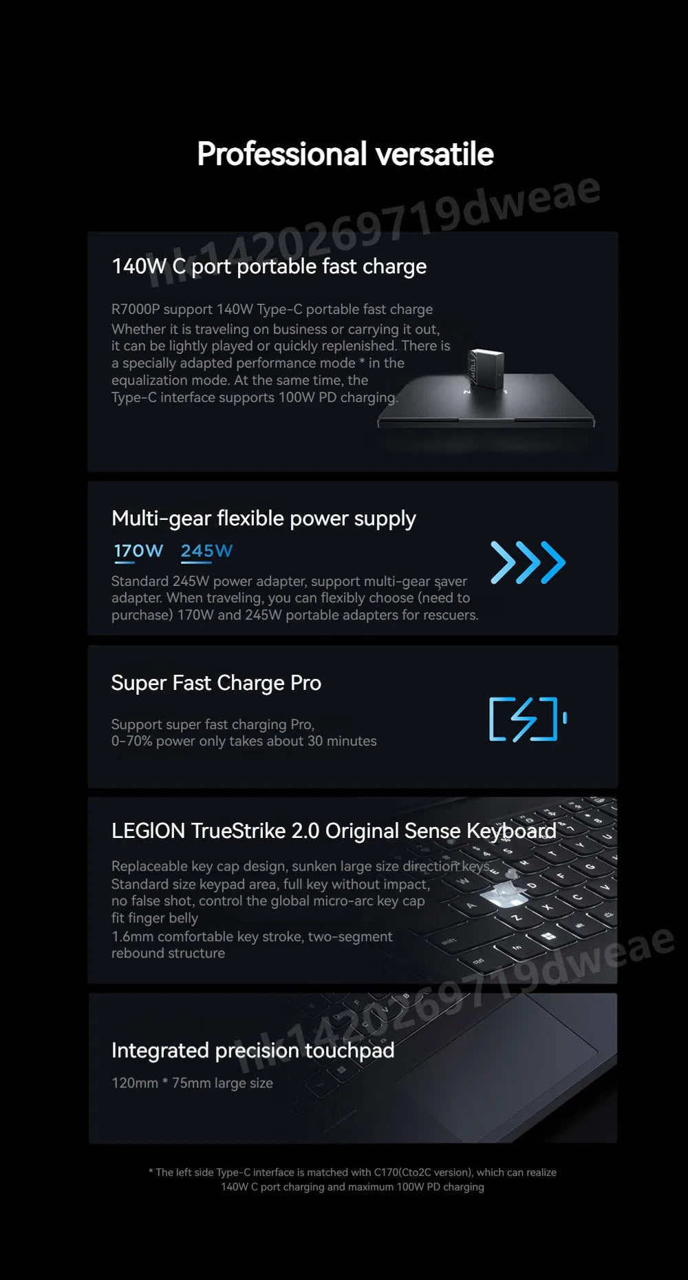 Lenovo LEGION R7000P 2025 Ryzen R9 8945HX Geforce RTX5060/RTX5070 8GB 16G/32G RAM 1/2TB SSD 16" 2.5K 240Hz Screen