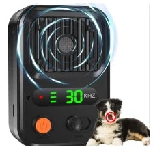 Anti Barking Devices, Auto Dog Bark Deterrent Devices with 3 Levels, Rechargeable Dog Silencer Sonic Barking Deterrent, Ultrason