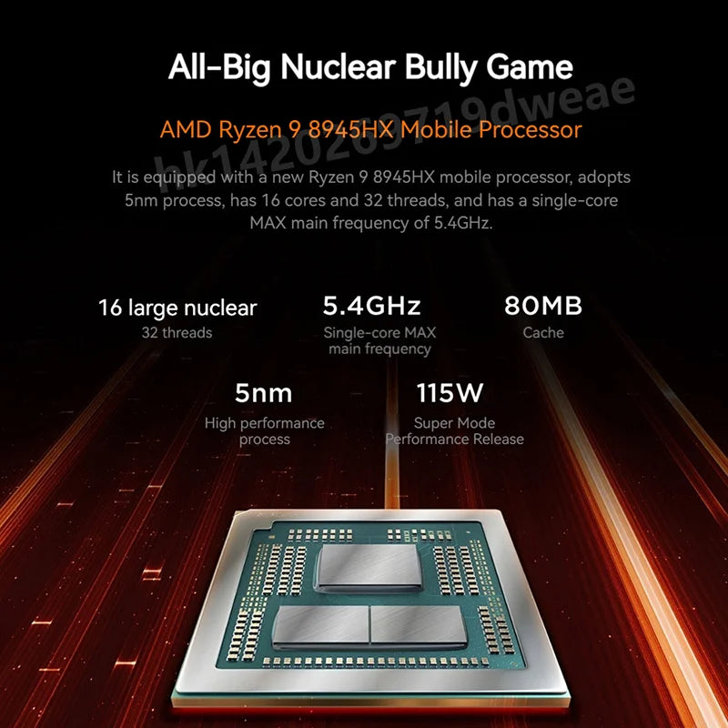 Lenovo LEGION R7000P 2025 Ryzen R9 8945HX Geforce RTX5060/RTX5070 8GB 16G/32G RAM 1/2TB SSD 16" 2.5K 240Hz Screen