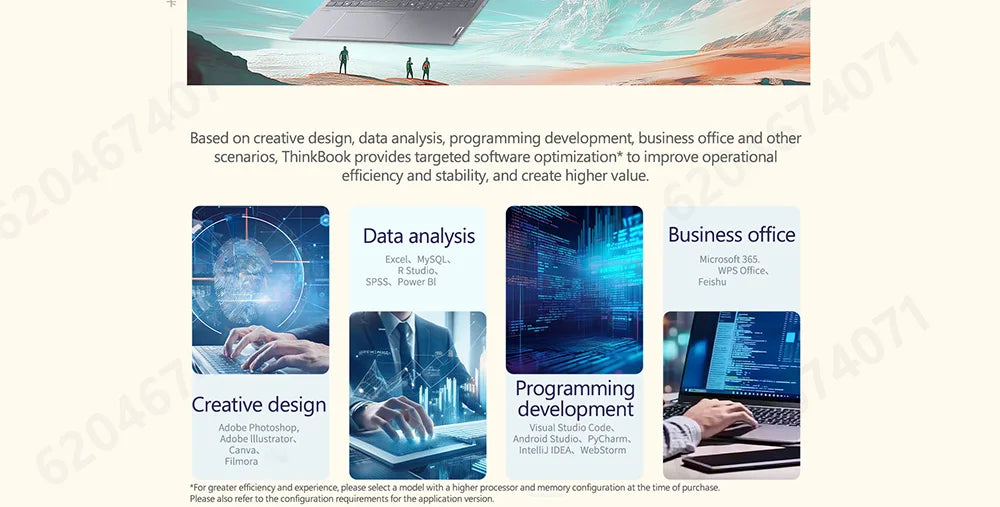 Lenovo ThinkBook16+ AI 2025 R7 H 260/R AI 7 H 350 32GB 1TB 16'' 3.2K 165Hz