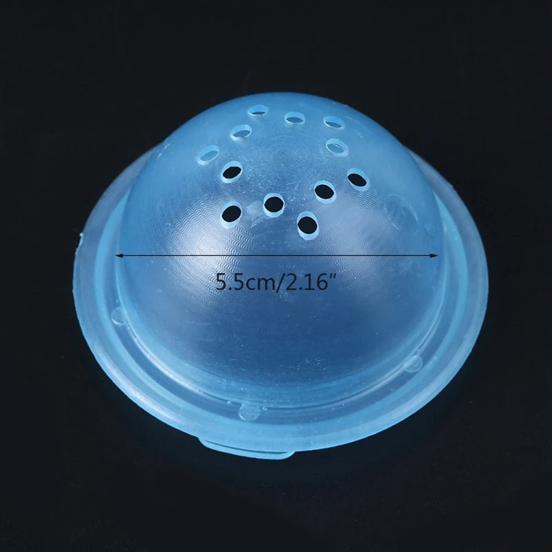 DIY Plastic Hamster Tunnel External Tube Stopper Plug End Cap Cover  Fitting Cage Baffle Accessories with Holes 87HA