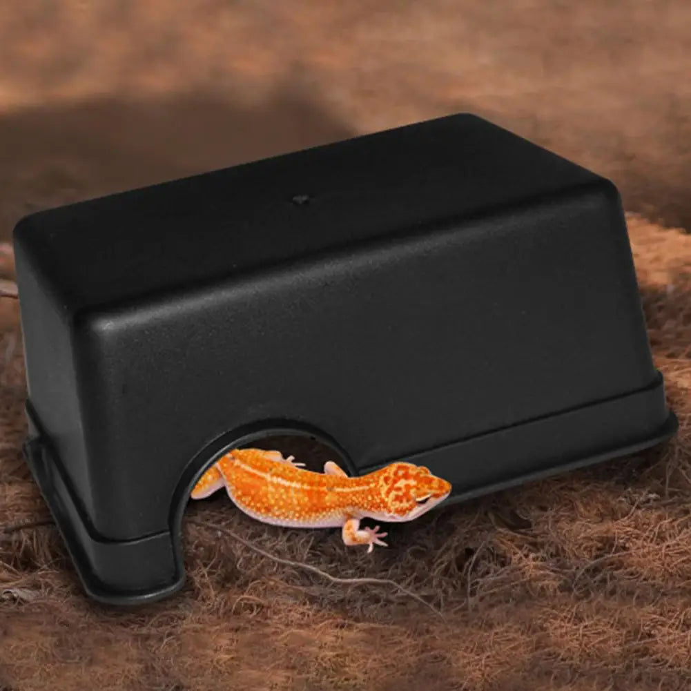 Lizard Hideout Non-slip Breathable Multi-use Reptile Pets Toys Gecko Snake Shelter for Rearing Box