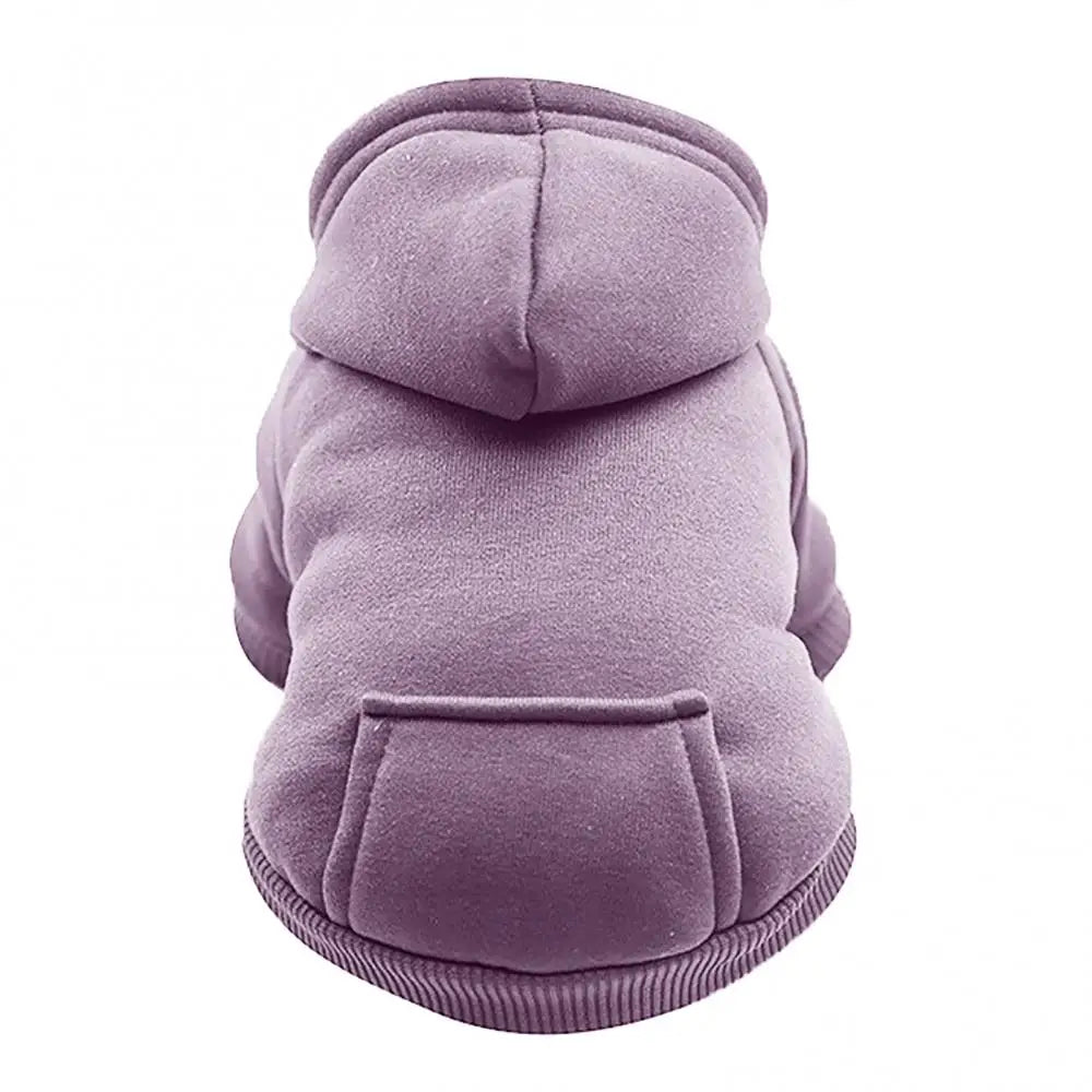 Puppy Pet Hooded Sweatshirt Autumn Winter Two-legged Pocket Cat Dog Clothes