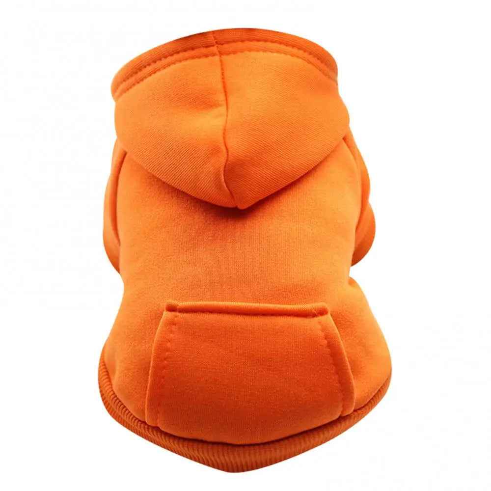 Puppy Pet Hooded Sweatshirt Autumn Winter Two-legged Pocket Cat Dog Clothes
