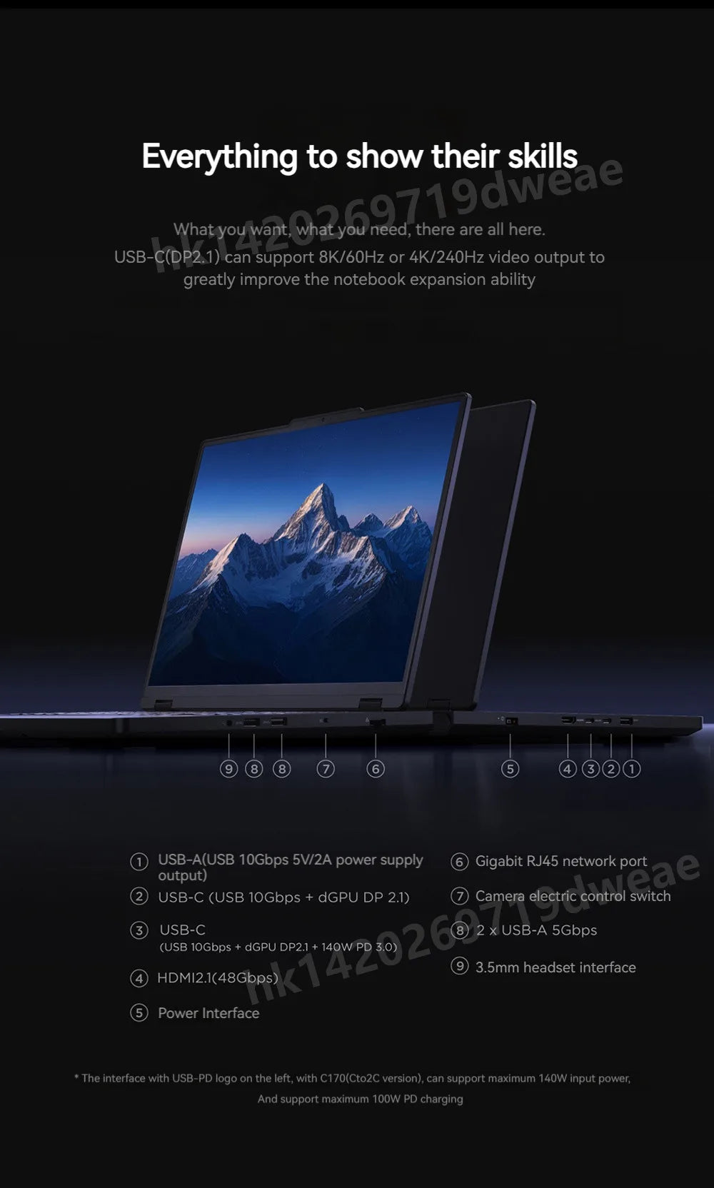 Lenovo LEGION R7000P 2025 Ryzen R9 8945HX Geforce RTX5060/RTX5070 8GB 16G/32G RAM 1/2TB SSD 16" 2.5K 240Hz Screen