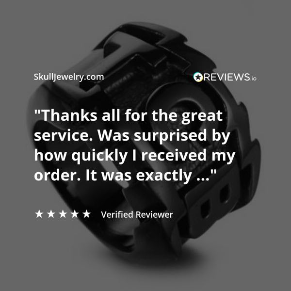 Black 'TCB' Elvis Presley Ring (#424Black)