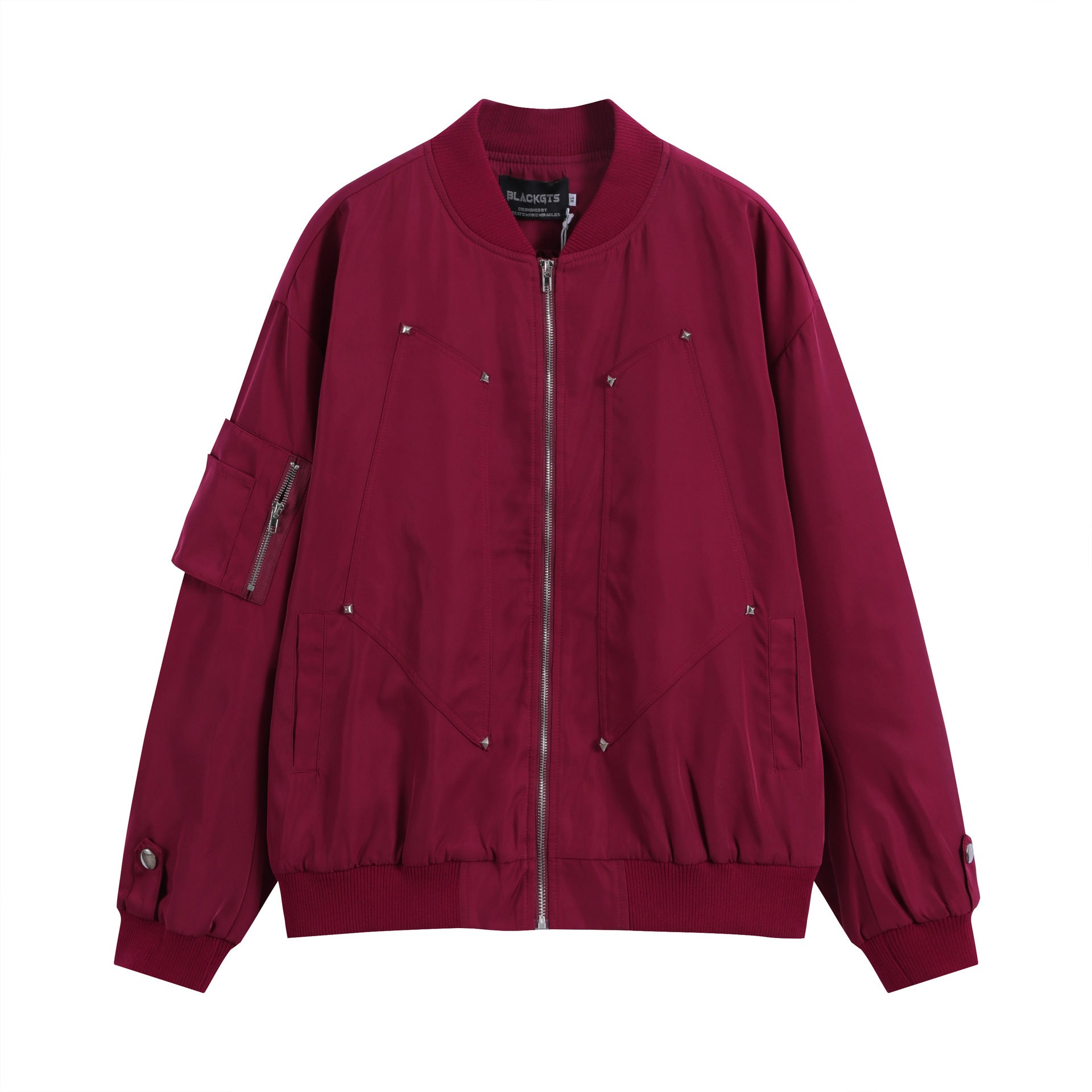 Women's Jacket Stand Collar Flight Jacket High Street