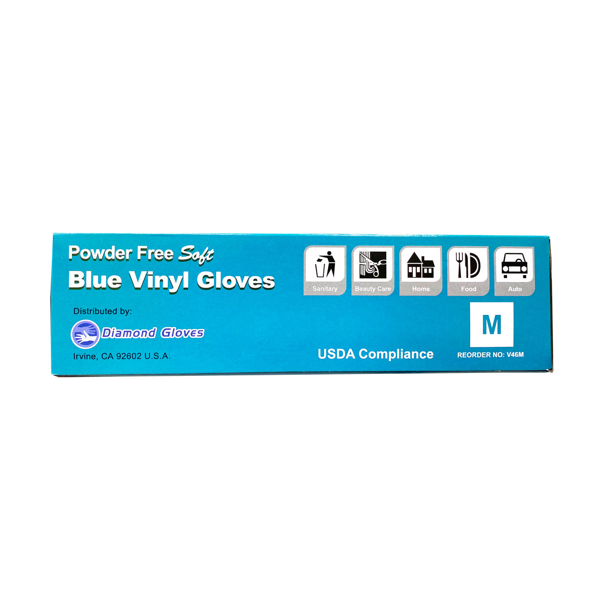 Advance Vinyl Gloves, Blue, 1000 Pieces (S/M/L/XL)