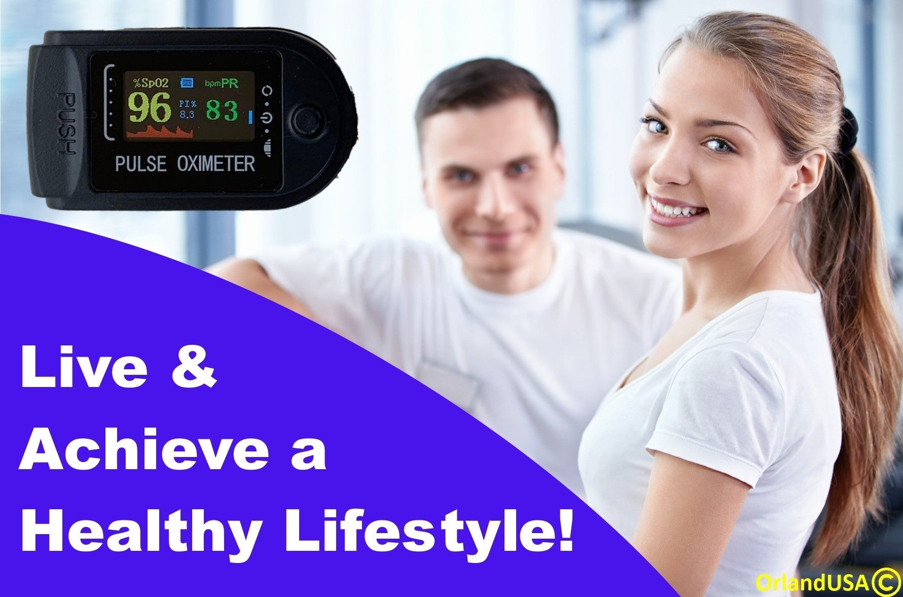 Pulse Fingertip Oximeter Blood Oxygen SpO2 Monitor