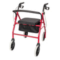 Four Wheel Walker Rollator with Fold Up Removable Back Support YF