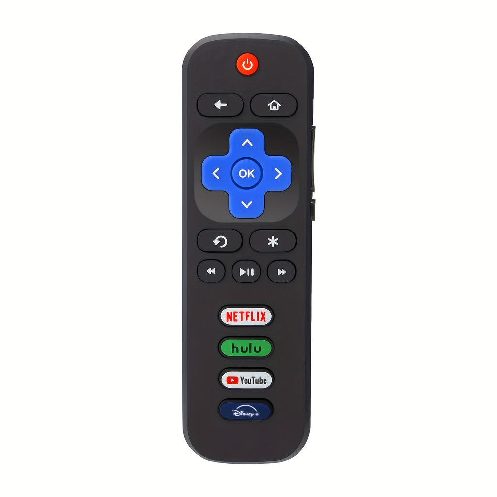Buy 1 Get 1 Free, total of 2 pcs Universal Replacement Remote Control for Roku TVs - Compatible with Multiple Brands, Easy Setup, No Programming Required - Perfect for TCL, Hisense, Onn, Sharp, Element, Westinghouse, Philips,