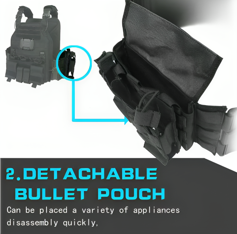 Quick Release Resistant Combat | Tactical Vest Plates Carrier | Military Bulletproof Tactical Vest