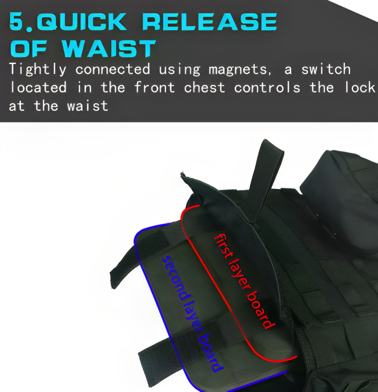 Quick Release Resistant Combat | Tactical Vest Plates Carrier | Military Bulletproof Tactical Vest