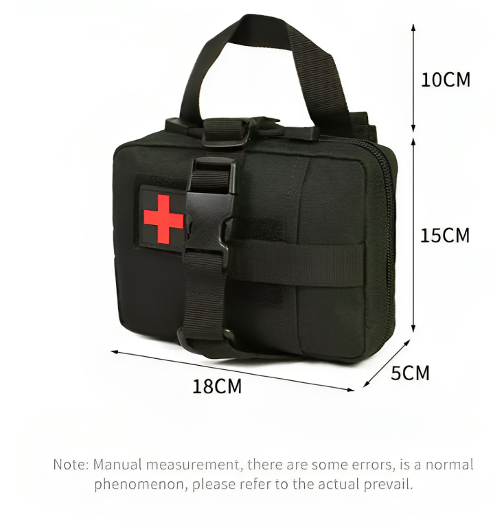 Outdoor Multi-functional Tactical Fanny Pack | Nylon Camouflage Survival Kit | Mountaineering Cycling Pouch | Emergency Medical Kit Tactical Accessories