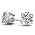 0.50 CTW Lab Grown Diamond Stud Earrings | G-VS Clarity | 14K White or Yellow Gold